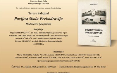 POZIVNICA Predstavljanje knjige “POVIJEST ŠKOLA PREKODRAVLJA Hodočašće ljetopisima” Tereze Salajpal